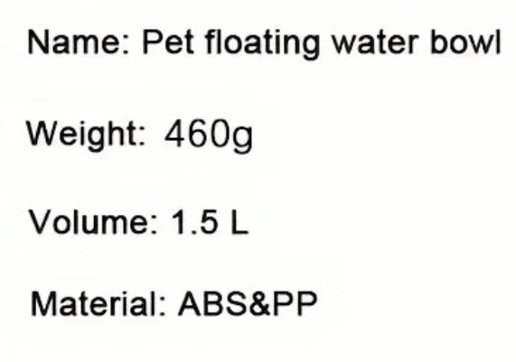 AquaGuard Water Bowl